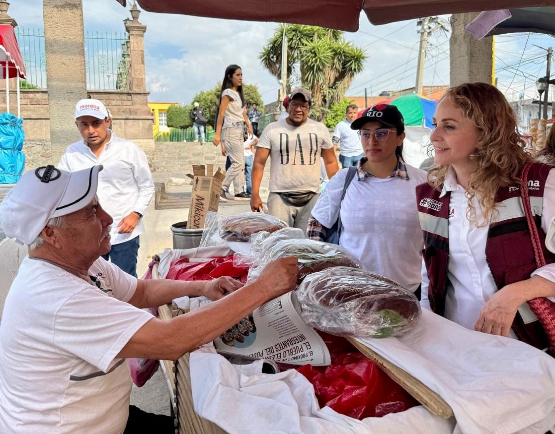 Marcela González en el corazón el sur, fortalece la presencia de Morena
